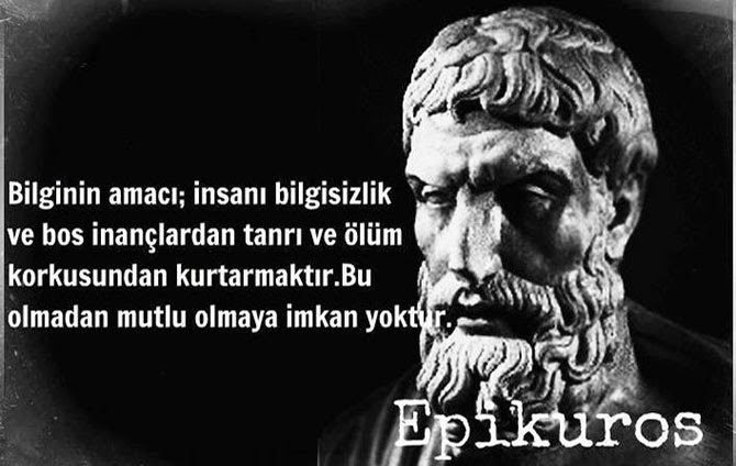 Epikuros, Kota dan Perut