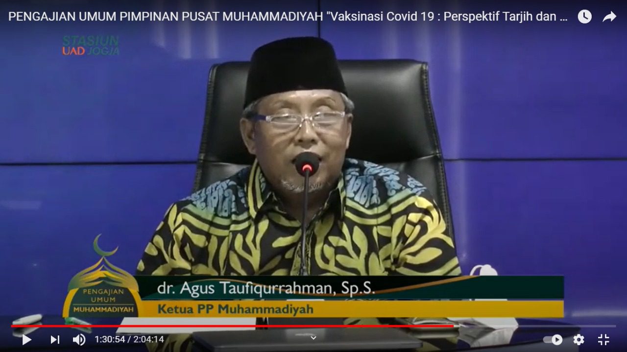 Dr Agus Taufiqurrahman mengakhiri pandemi