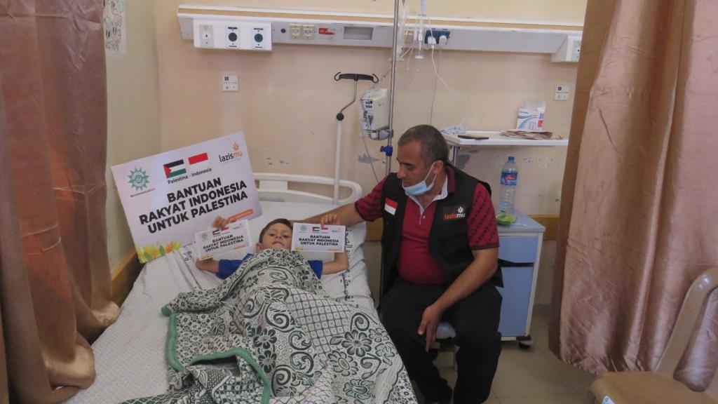Lazismu Salurkan Bantuan ke Palestina