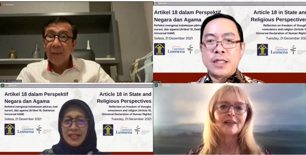 Menkumhan Yasonna: Kebebasan Beragama