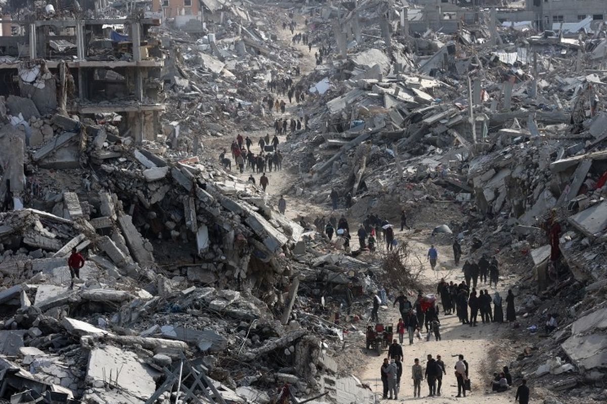 Ribuan Pengungsi Palestina Kembali ke Gaza Usai Gencatan Senjata - MuhammadiyahNews.com