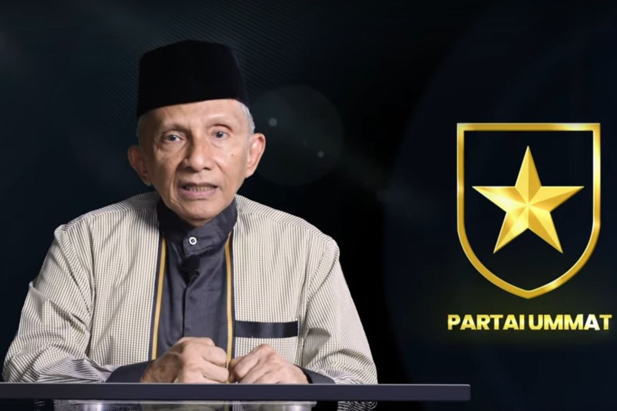 Ketua Umum Partai Ummat Amien Rais